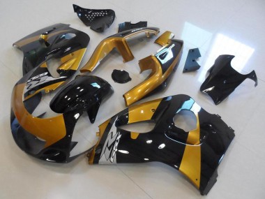 Cheap 1996-2000 Suzuki GSXR 600 Motorcycle Fairings - Gold Black Canada