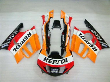 Cheap 1995-1996 Honda CBR600 F3 Motorcycle Fairing - Orange White Red Glossy Black Repsol Canada