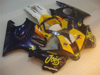 Cheap 1995-1996 Honda CBR600 F3 Motorcycle Fairings - Blue Yellow Joes Canada