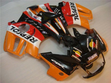 Cheap 1995-1996 Honda CBR600 F3 Motorcycle Fairings - Orange White Red Glossy Black Repsol Canada