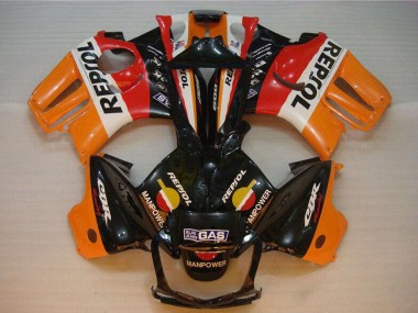 Cheap 1995-1996 Honda CBR600 F3 Motorcycle Fairings - Orange White Red Glossy Black Repsol Canada