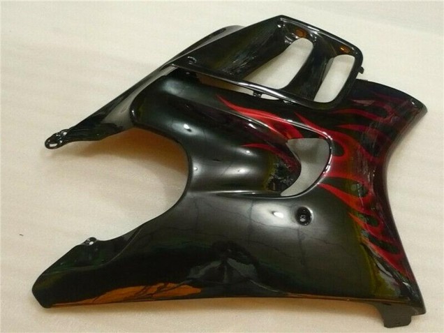 1995-1996 Honda CBR600 F3 Motorcycle Fairings - Glossy Black Red Flame Canada