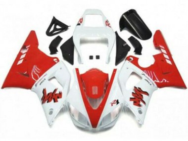 Cheap 1998-1999 Yamaha YZF R1 Motorcycle Fairings - White Red Canada