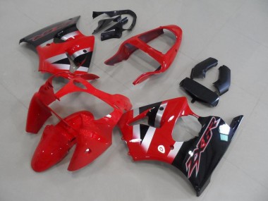 Cheap 2000-2002 Kawasaki ZX6R Motorcycle Fairings - Red Silver Glossy Black OEM Style Canada