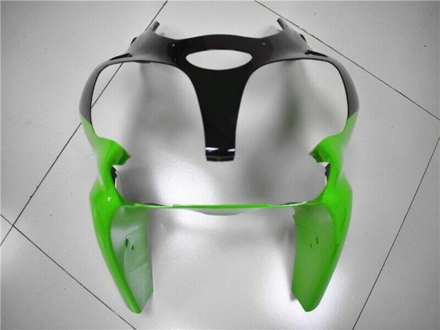 2000-2002 Kawasaki ZX6R Motorcycle Fairing Kits - Green White Black Canada