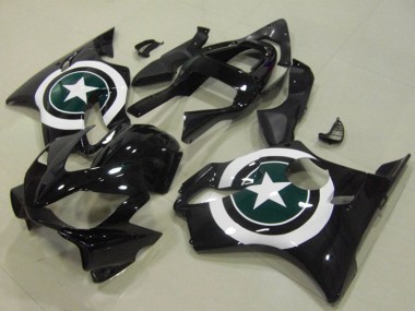 Cheap 2001-2003 Honda CBR600 F4i Motorcycle Fairings - White Glossy Black Star Canada