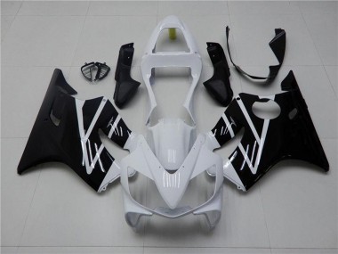 Cheap 2001-2003 Honda CBR600 F4i Motorcycle Fairing Kits - White Glossy Black Canada