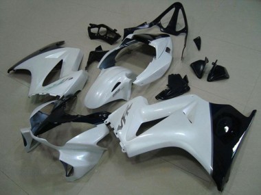 Cheap 2002-2013 Honda VFR 800 Motorcycle Fairings - White Glossy Black Silver Decal Canada