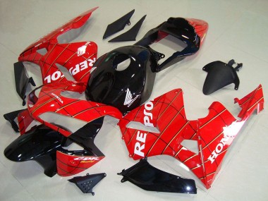 Cheap 2003-2004 Honda CBR600RR Motorcycle Fairings - Red Glossy Black Spider Man White Repsol Canada