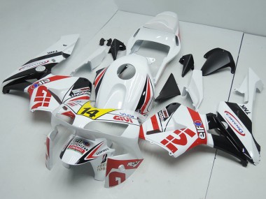 Cheap 2003-2004 Honda CBR600RR Motorcycle Fairings - White Red Yellow Glossy Black Givi 14 Canada