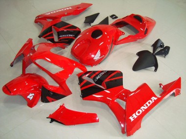 Cheap 2003-2004 Honda CBR600RR Abs Fairings - Red Glossy Black Canada