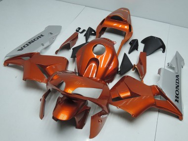 Cheap 2003-2004 Honda CBR600RR Motorcycle Fairings - Silver Orange Canada