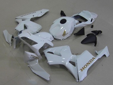 Cheap 2003-2004 Honda CBR600RR Motorcycle Fairings - White Gold Decals Canada