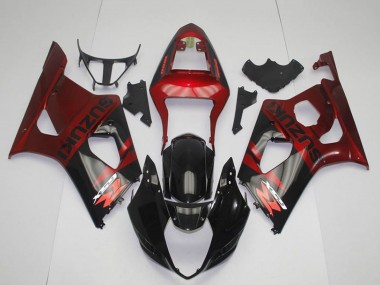 Cheap 2003-2004 Suzuki GSXR 1000 Motorcycle Fairing - Red Glossy Black Canada