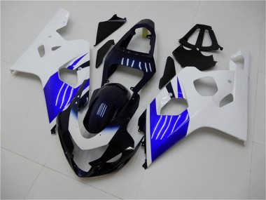 Cheap 2004-2005 Suzuki GSXR 600/750 Bike Fairings - White Blue Black Canada