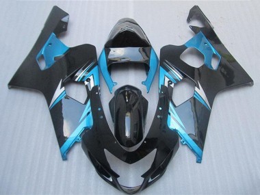 Cheap 2004-2005 Suzuki GSXR 600/750 Motorcycle Fairings - Blue White Black Canada