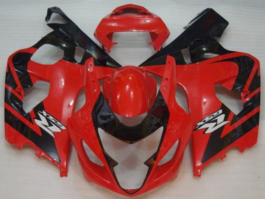 Cheap 2004-2005 Suzuki GSXR 600/750 Motorcycle Fairings - Red Black Canada