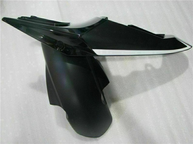 2004-2005 Suzuki GSXR 600/750 Motorcycle Fairings - Glossy Black Matte Black Red Decal Canada