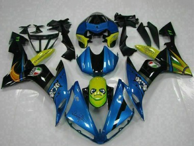 Cheap 2004-2006 Yamaha YZF R1 Motorcycle Fairings - Blue Yellow Shark Canada