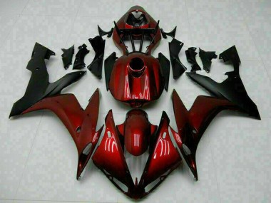 Cheap 2004-2006 Yamaha YZF R1 Motorcycle Fairings - Maroon Red Matte Black Canada