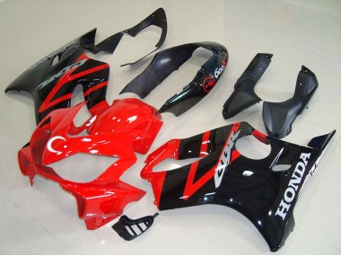 Cheap 2004-2007 Honda CBR600 F4i Motorcycle Fairing Kits - Red Glossy Black Canada