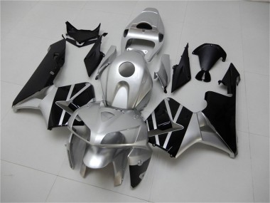 Cheap 2005-2006 Honda CBR600RR Motorcycle Fairing - Silver Black Canada