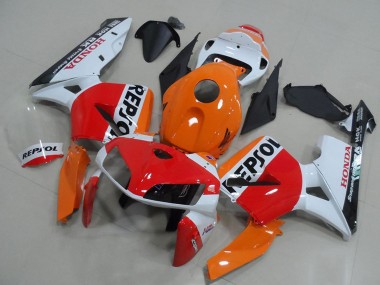 Cheap 2005-2006 Honda CBR600RR Bike Fairings - Orange White Red Glossy Black Repsol Canada