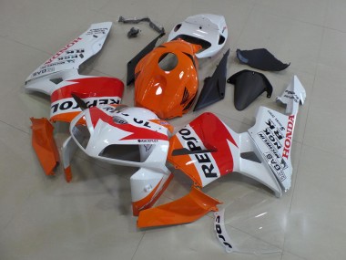 Cheap 2005-2006 Honda CBR600RR Motorcycle Fairings Kit - Orange White Red Glossy Black Repsol Canada