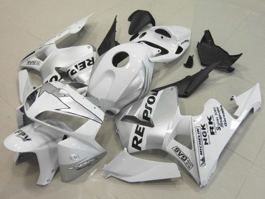Cheap 2005-2006 Honda CBR600RR Motorcycle Fairings - White Silver Black Repsol Canada