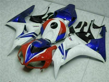 Cheap 2006-2007 Honda CBR1000RR Motorcycle Fairing Kits - White Red Blue HRC Canada