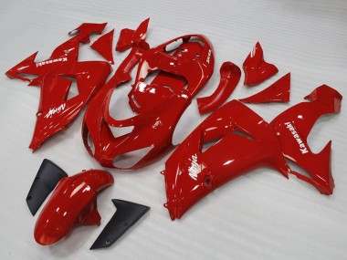 Cheap 2006-2007 Kawasaki ZX10R Motorcycle Fairings - Red White Canada