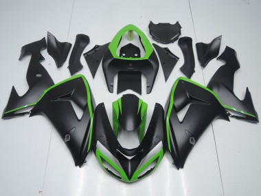 Cheap 2006-2007 Kawasaki ZX10R Motorcycle Fairing - Green Matte Black Canada