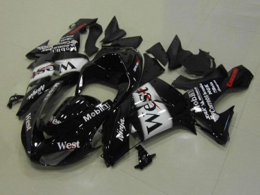 Cheap 2006-2007 Kawasaki ZX10R Motorcycle Fairings - Glossy Black White West Red Canada