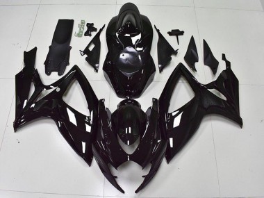 Cheap 2006-2007 Suzuki GSXR 600/750 Bike Fairings - Glossy Black Canada