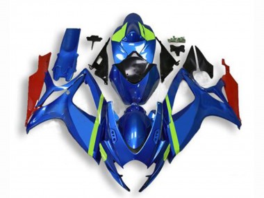 Cheap 2006-2007 Suzuki GSXR 600/750 Motorcycle Fairings - Blue Green Red Canada