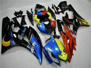 Cheap 2006-2007 Yamaha YZF R6 Motorcycle Fairings - Yellow Blue Red Glossy Black Shark Canada