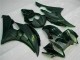 2006-2007 Yamaha YZF R6 Motorcycle Fairings - Glossy Black Matte Black Gold Decals Canada