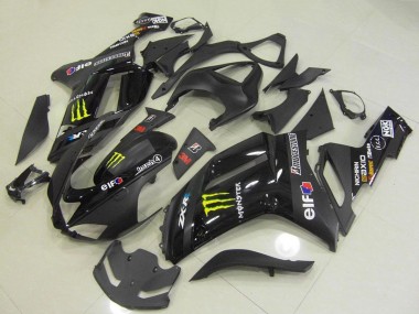 Cheap 2007-2008 Kawasaki ZX6R Motorcycle Fairings - Black Monster Canada