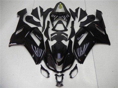 Cheap 2007-2008 Kawasaki ZX6R Abs Motorcycle Fairing - Glossy Black Canada