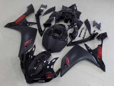 Cheap 2007-2008 Yamaha YZF R1 Motorcycle Fairings - Glossy Black Matte Black Red Canada