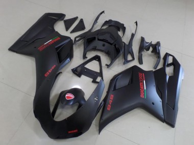 Cheap 2007-2014 Ducati 848 Motorcycle Fairings - Matte Black Red Canada