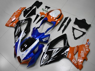 Cheap 2008-2010 Suzuki GSXR 600/750 Motorcycle Fairings - Orange Blue White Glossy Black Canada