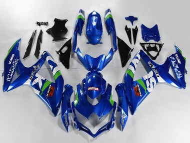 Cheap 2008-2010 Suzuki GSXR 600/750 Motorcycle Fairings - Blue White Green Black Canada