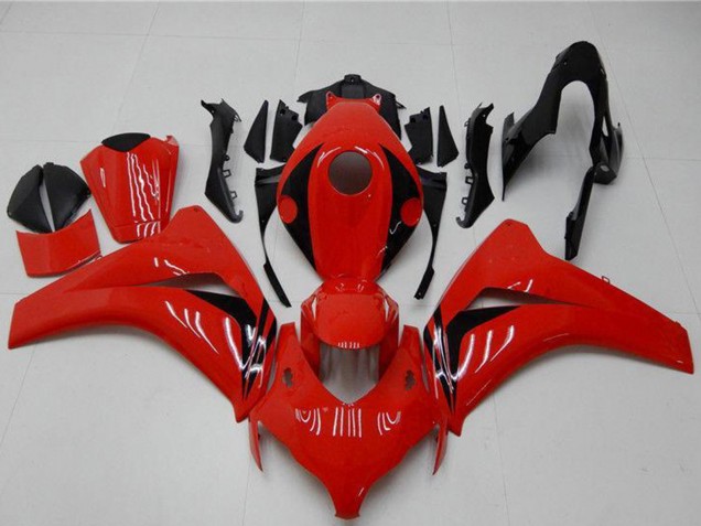2008-2011 Honda CBR1000RR Bike Fairings - Red Glossy Black Canada