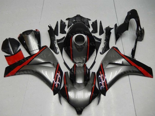 2008-2011 Honda CBR1000RR Motorcycle Fairing - Grey Red Glossy Black Canada