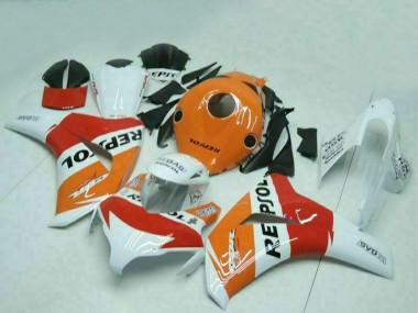 Cheap 2008-2011 Honda CBR1000RR Motorcycle Fairings - Orange White Red Black Repsol Canada
