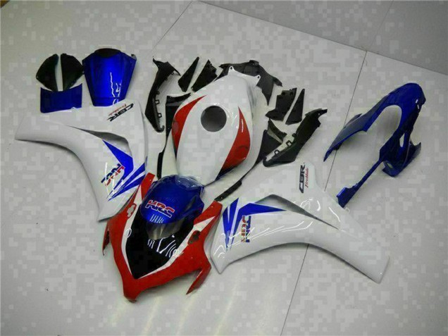 2008-2011 Honda CBR1000RR Bike Fairings - White Red Blue HRC Canada