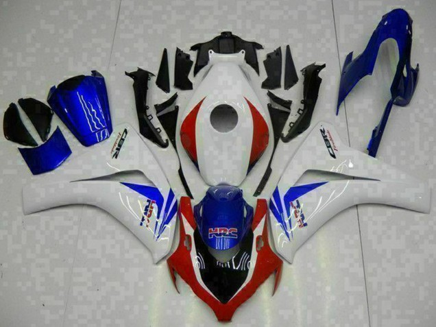 2008-2011 Honda CBR1000RR Bike Fairings - White Red Blue HRC Canada