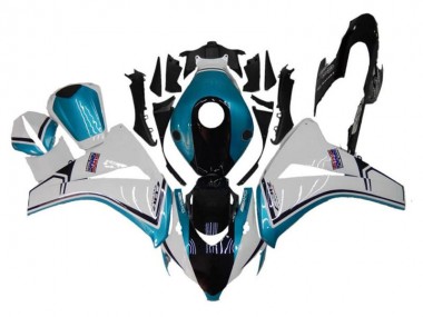 Cheap 2008-2011 Honda CBR1000RR Motorcycle Fairings - White Blue Glossy Black Canada