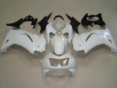 Cheap 2008-2012 Kawasaki ZX250R Motorcycle Fairings - White Canada